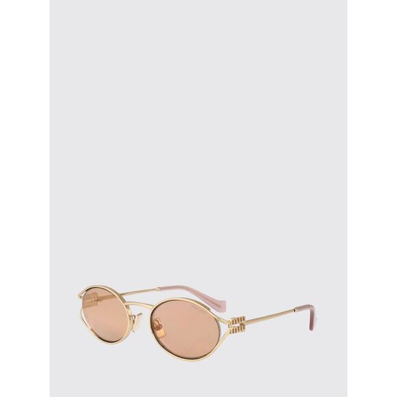 Miu Miu Sunglasses Woman Gold